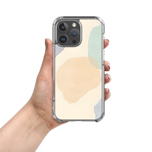Minimalist Terracotta Abstract iPhone Case | Boho Aesthetic Phone Cover | Modern Earth Tone Design