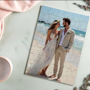 Custom Jigsaw Puzzle, Gift for Friend, Puzzle Picture, Custom Puzzle, Gift for Girlfriend, Photo Puzzle, Anniversary Gift, Jigsaw Puzzle