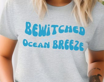 Camiseta de magia de luna y océano: camiseta de hechicera de la bruja del mar