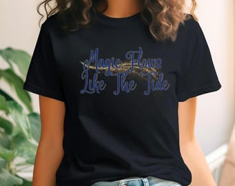 Camiseta de Bruja del Mar: Magia de la Luna y el Océano, Hechicera de Agua Salada