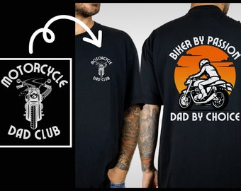 Motorcycle dad shirt, fathers day gift, motorcycle shirt, biker shirt, biker dad, papa shirt, rider shirt, gift for dad, birthday gift dad