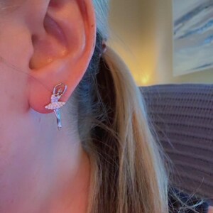 Ballerina Girl Earrings | 925 Sterling Silver