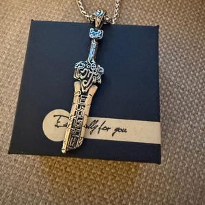 Men’s Viking Broken Sword Pendant Necklace for Men