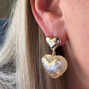 Pearl Heart Earrings | 925 Sterling Silver