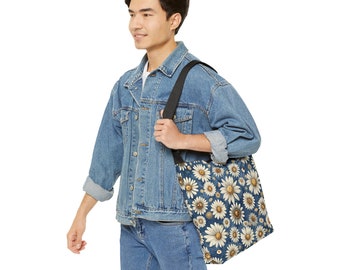 Floral Patterned Adjustable Tote Bag