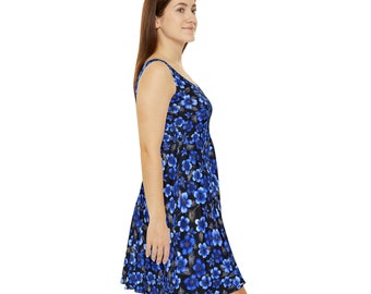 Robe patineuse à motif floral pour femme