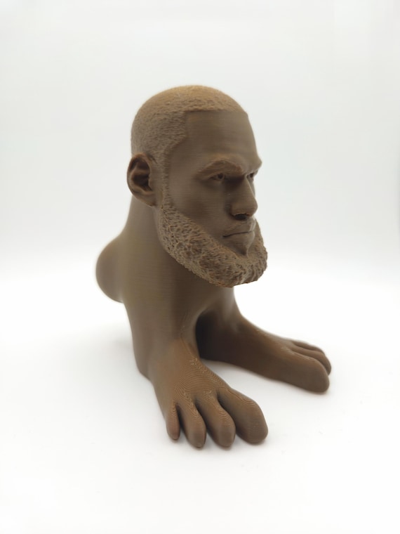 手工芸品—LeBron James Lebron James Thick Crewmate W/ Feet - Lethick, 3D Printed Figure