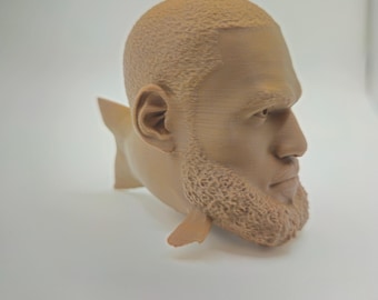 LeBron James Fort Flopper - LeFlopper, 3D Printed Figure, Gag Gift, Desktop Decoration, Home Decor, Gift Idea, Stocking Stuffer