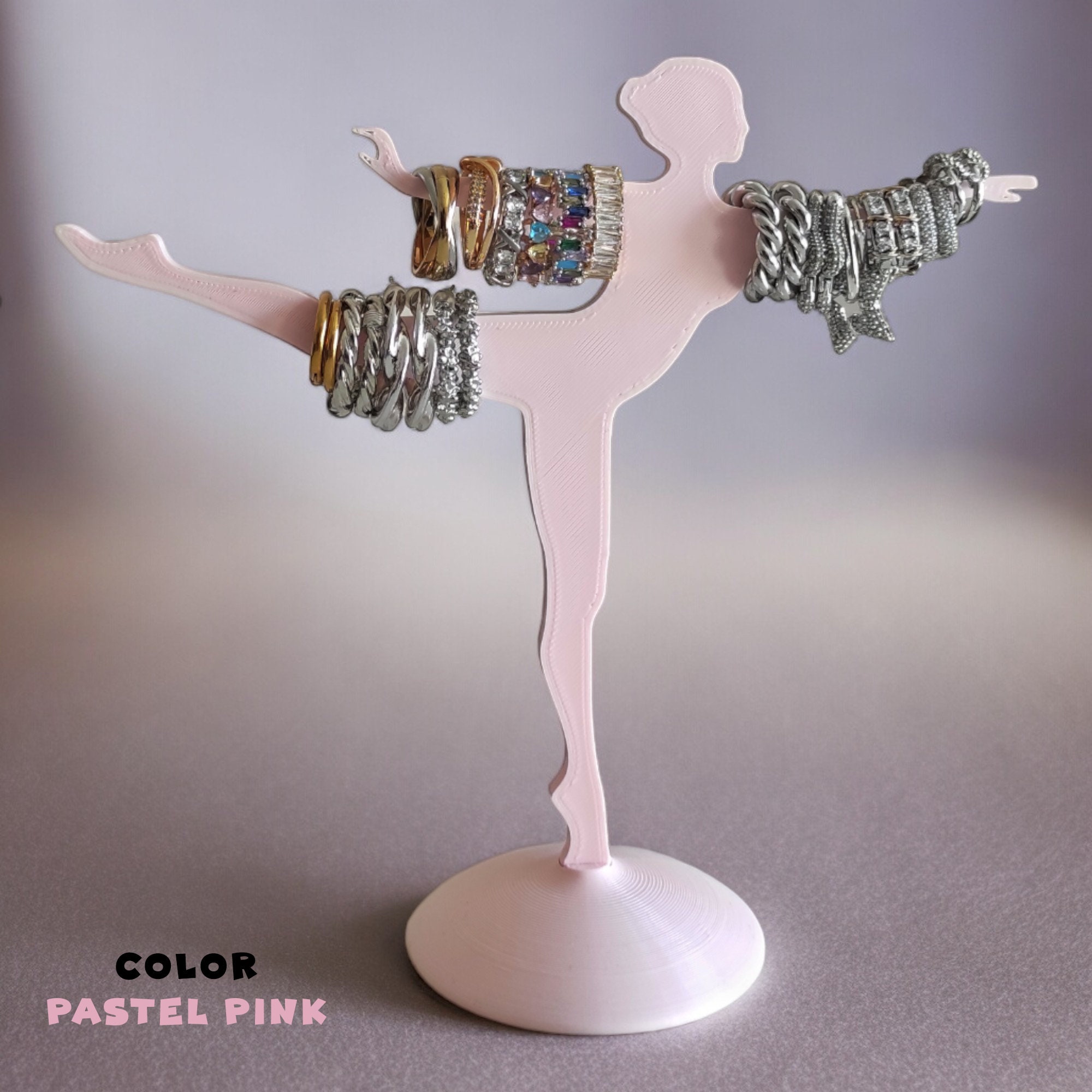 Buy Elegant Ballerina Jewelry Stand 3D Printed Ring Bracelet Holder Accessory Organizer Dancer Silhouette Decor Available Multiple Colors Online in India Etsy