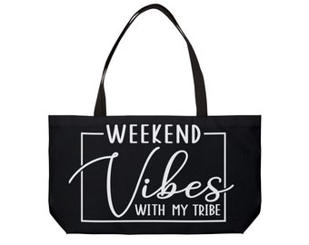 Weekend Vibes Bolso Tote Weekender Negro