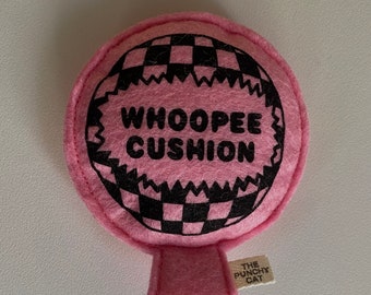 Whoopee Cushion Cat Toy - Hand Made Catnip Cat Toy