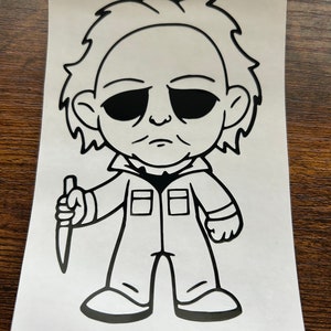 Michael Myers Pop Funko Decal