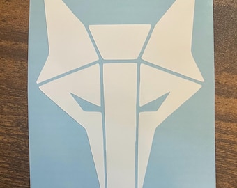 Red Rising Howler Decal