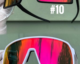 Wraparound High-Performance unisex Sports Eyewear.  UV Protection Sports Sunglasses.  Sport Cycling Sunglasses.