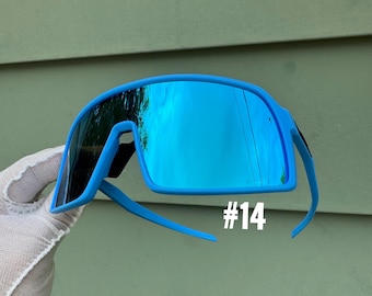 Wraparound High-Performance unisex Sports Eyewear.  UV Protection Sports Sunglasses.  Sport Cycling Sunglasses.