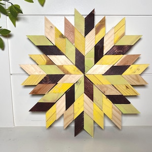 Wood Quilt Block | Barn Quilt | Gift for Quilter | Wall Decor | Handmade | Artisan | Country Cottage