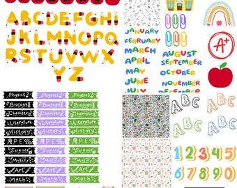 Back to School Digital Bundle für Goodnotes