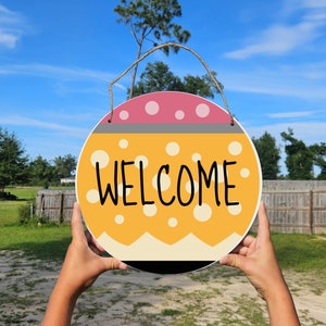 Welcome Classroom, Classroom Name Plaque, Welcome Sign, Personalized Round Sign, School Door Sign, Teacher Door Hanger, Teacher