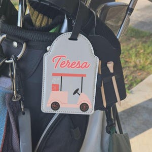 Golf Bag Tag personalisiert für Sie, benutzerdefinierte Frauen Golf Tag, Golf Bag Tag für Frauen, Tee-Halter, einzigartige Golf Geschenke für Frauen, Mädchen Golf Geschenk