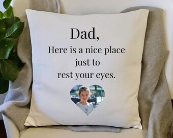 Funny Stepfathers Day Gift, Gifts for stepdad, Personalized Pillow for Stepdad Gift from kids,Custom Pillow Cover, Personalized Stepdad Gift