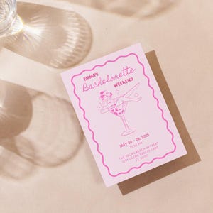 Bachelorette Invitation