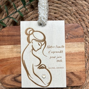 Carte annonce grossesse | futurs parents|futur bebe