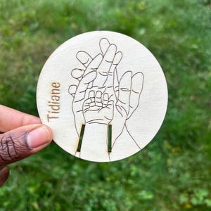 Nouveau-né naissance bébé hôpital bracelet porte-bracelet  cadeau de bébé personnalisé |souvenirs maternité