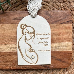 Carte annonce grossesse | futurs parents|futur bebe