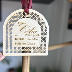 Carte de Saint-Valentin personnalisée - je t’aime en citant les qualités- Cadeau Original - Déclaration d'Amour, carte message d’amour.