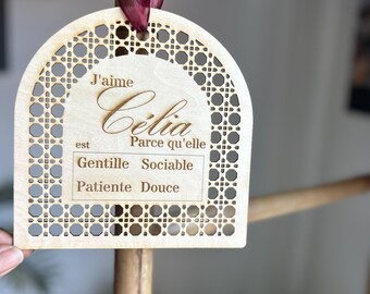 Carte de Saint-Valentin personnalisée - je t’aime en citant les qualités- Cadeau Original - Déclaration d'Amour, carte message d’amour.