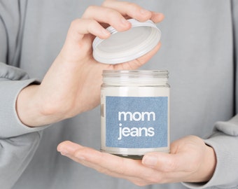 Mom Jeans Candle | Mom Gift from Daughter | Mother's Day Gift | Funny gift for Mom | Scented Soy Candle | Gift for Mom | Mothers Day Candle