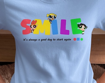 Powerpuff Girls T-Shirt: 90er Jahre Comic T-Shirt