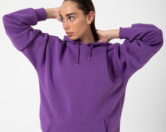 Sweat à capuche 100 % coton pour un style chic sans effort - Personnalisable pour une touche unique !