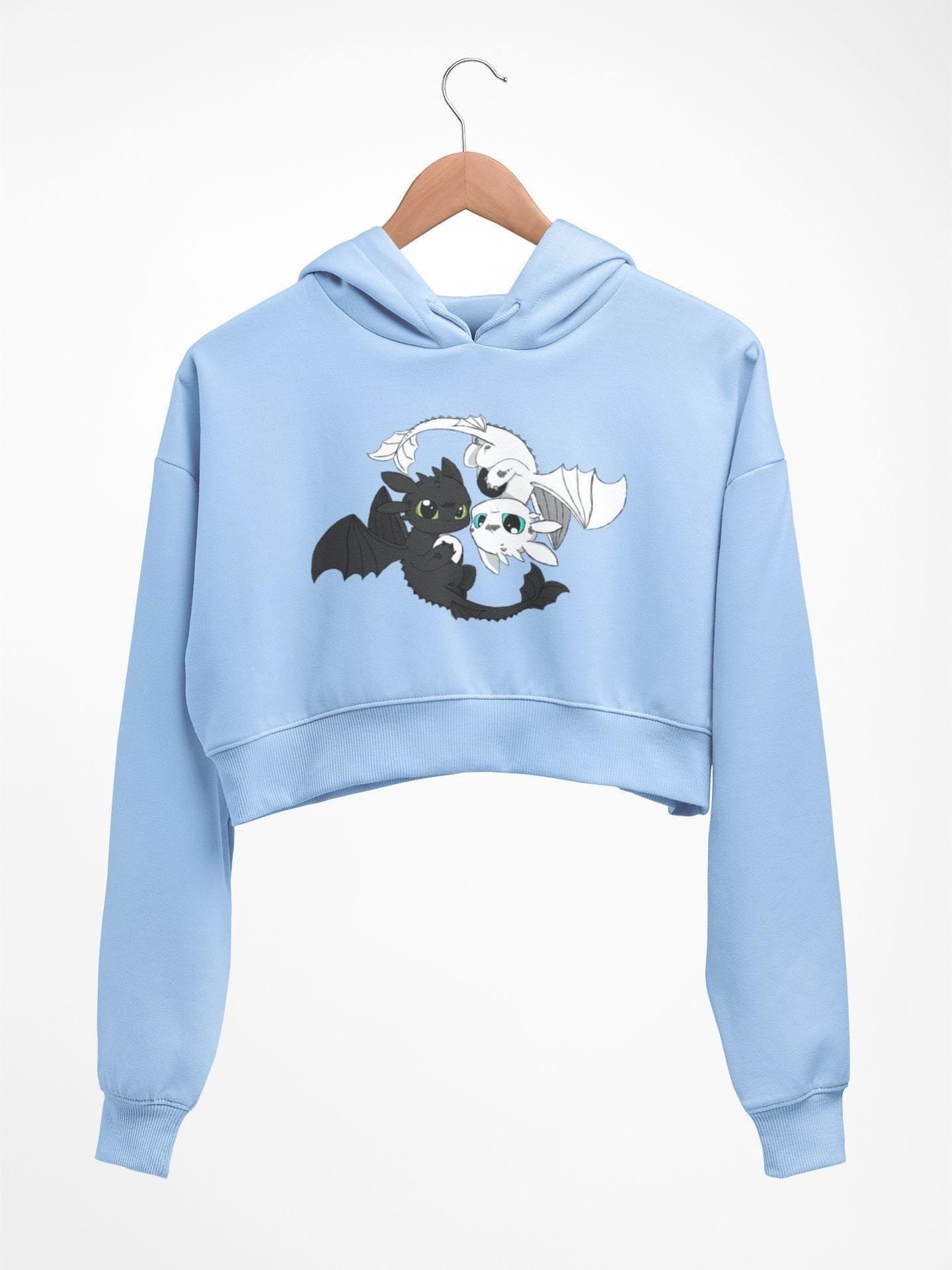 Sweat à Capuche Court Fille – Imprimé Dessin Animé Huntrix – 65% Coton, 35% Polyester – Taille 110 à 170 Cm – Confortable Pour Sport Et Loisirs - 6