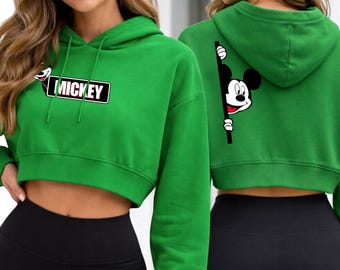 Camiseta con estampado de Mickey Mouse (anverso y reverso)