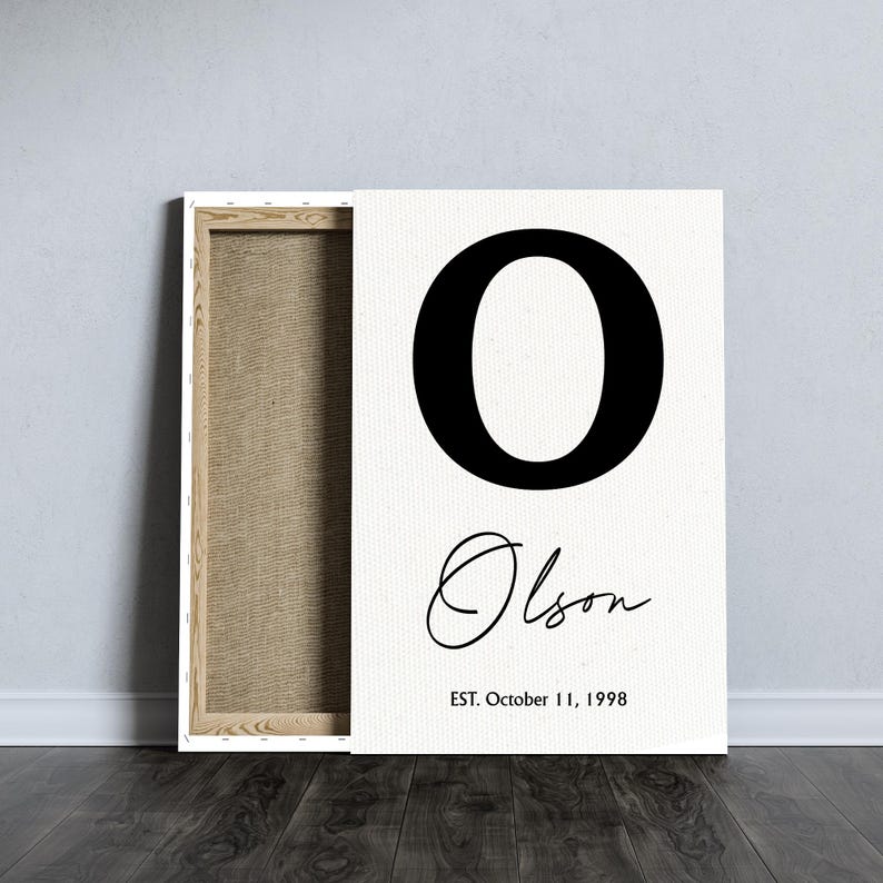 Family Name Wall Decoration, Family Wall Decor, Last Name Print, Family