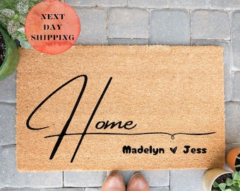 Personalized Custom Doormat, Housewarming Gift, Wedding Gift, New Home Gift, Personalized Gift, Welcome Door Mat, Family Name Doormat