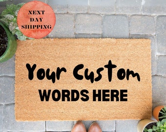 Personalized Doormat, Custom Door Mat, Closing Gift, Personalized Gift, Custom Gift, Housewarming Gift, Birthday Gift, New Home Decor