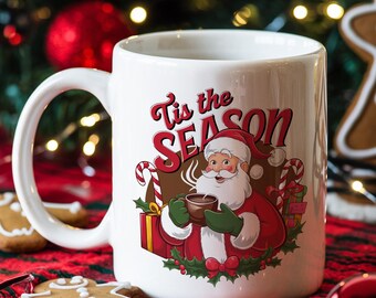 Custom Christmas Coffee Mug, Personalized Holiday Gift
