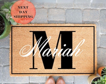 Personalized Doormat, Custom Doormat, Coir Doormat, New Home Gift, Customized Gift, Monogram Doormat, Closing Gift, Entryway Decor, Doormat