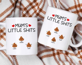 Mug maman personnalisée, Mug à café en céramique rigolote, Cadeau fête des mères
