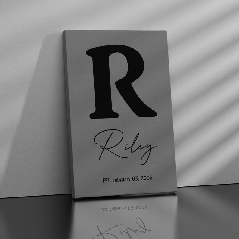 Family Name Wall Decoration, Family Wall Decor, Last Name Print, Family