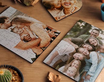 Personalized Puzzle Photo, Custom Photo Puzzle, Custom Jigsaw Puzzle, Puzzle from Photo, Family Photo Puzzle, Memorial Gift, Gift for Her
