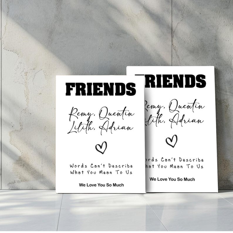 Family Canvas Wall Decor, Custom Family Gift, Mom Gift, Canvas Print