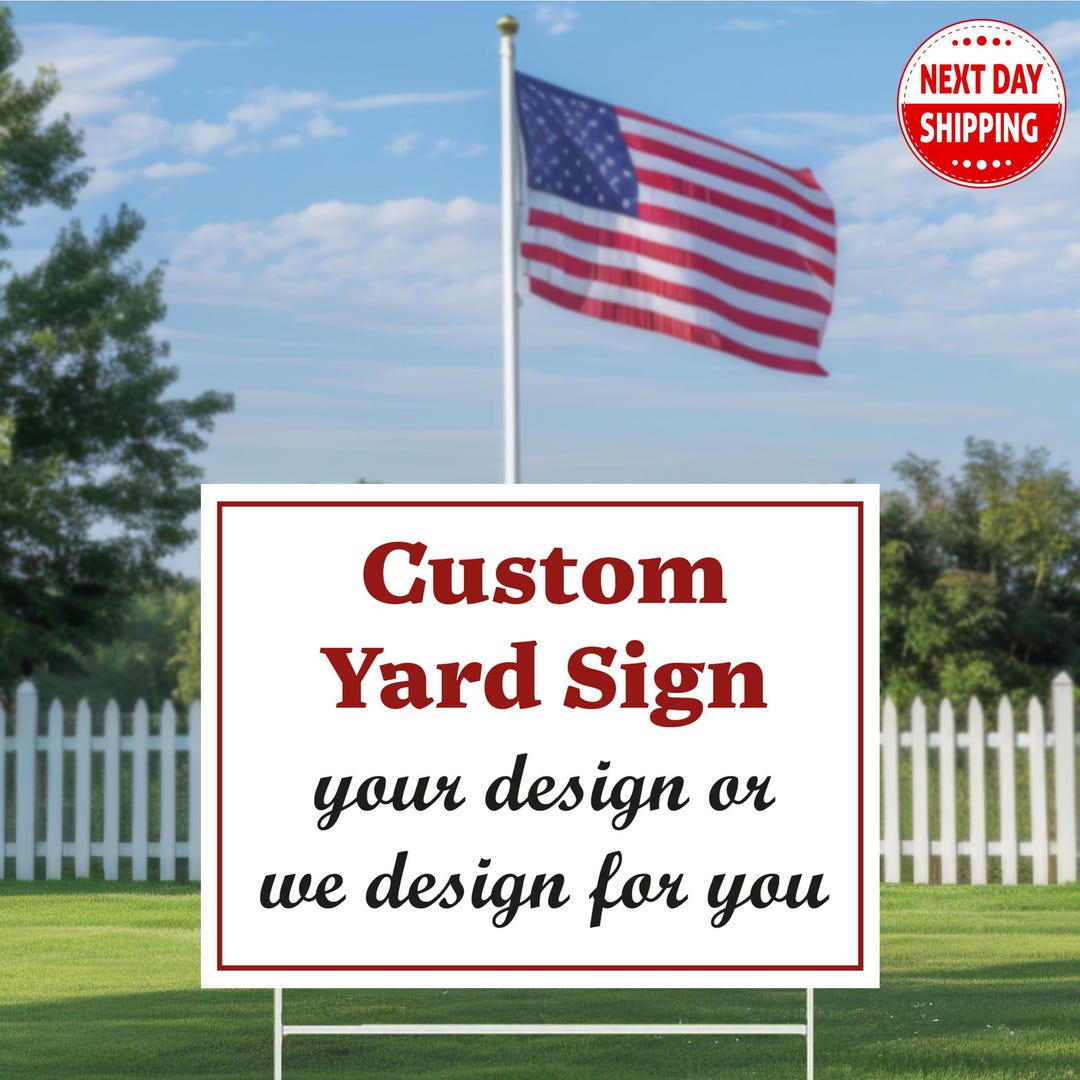 Custom Yard Sign, Personalized Yard Sign, Custom Lawn Sign, Custom ...