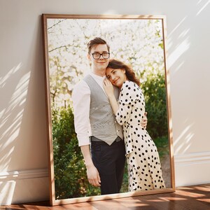 Custom Photo Frame, Personalized Pictures Gifts, Wall Art, Home Decor, Framed Prints, Couple Gifts, Living Room Wall Decor, Anniversary Gift
