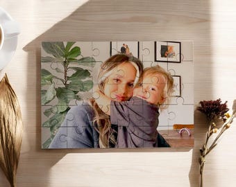 Custom Puzzle Photo, Custom Jigsaw Puzzle, Puzzle from Photo, Family Photo Puzzle,  Memorial Gifts, Family Gifts, Mother's Day Gift