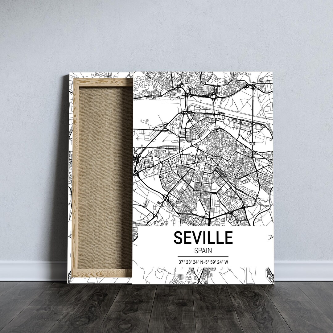 Custom Map Canvas Print, Custom Map Canvas, Custom Canvas Print, Map on ...