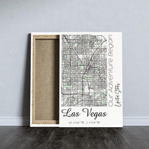 City Map Canvas Print, City Map Canvas, Canvas Print, City Map Art, New York City Map, Home Decor Wall Art, Home Gift, Personalized City Map