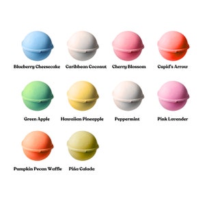 Bulk 1 oz - Hemp Infused Bath Bombs - Choose Your Own Fragrance.